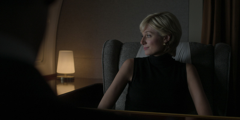 Black sleeveless turtleneck