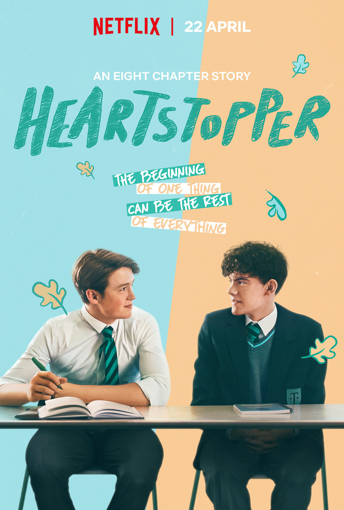 Key Art - Watch Charlie and Nick Fall for Each Other in the ‘Heartstopper’ Trailer