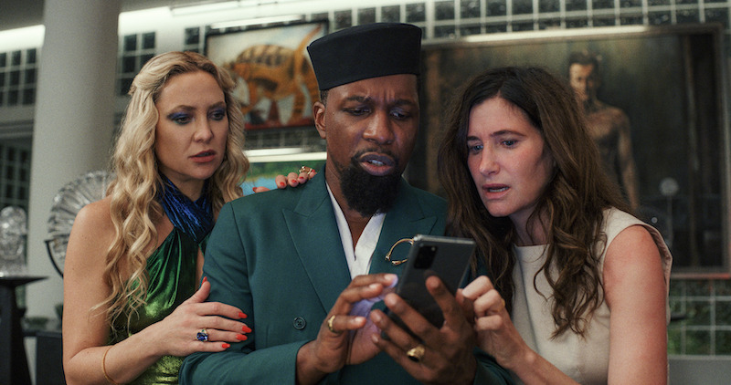 Hudson, Odom Jr. and Hahn get a push notification.