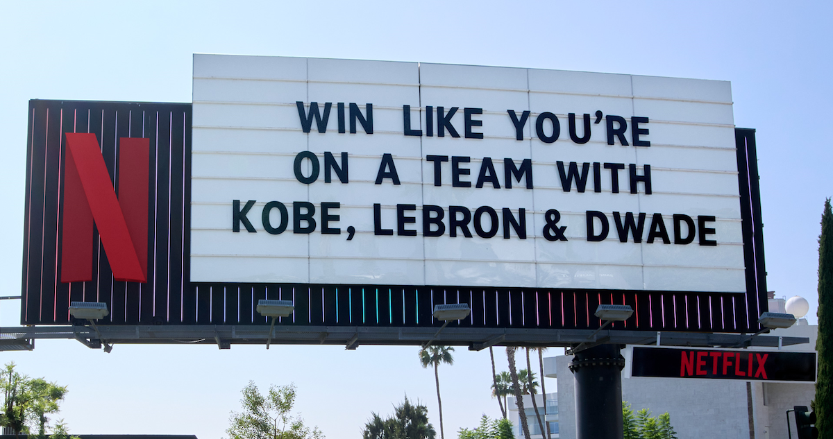 ‘The Redeem Team’ Sunset marquee