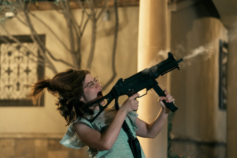 Kimi Rutledge as Maya Lerner in Obliterated. 