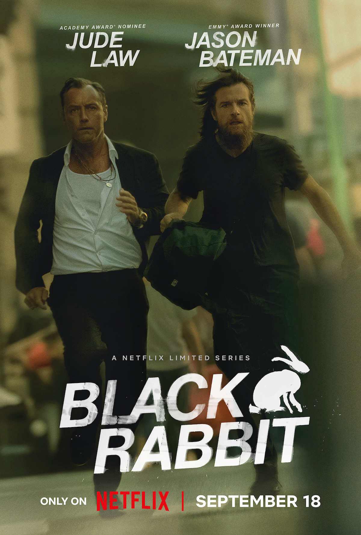 The key art for ‘Black Rabbit.’