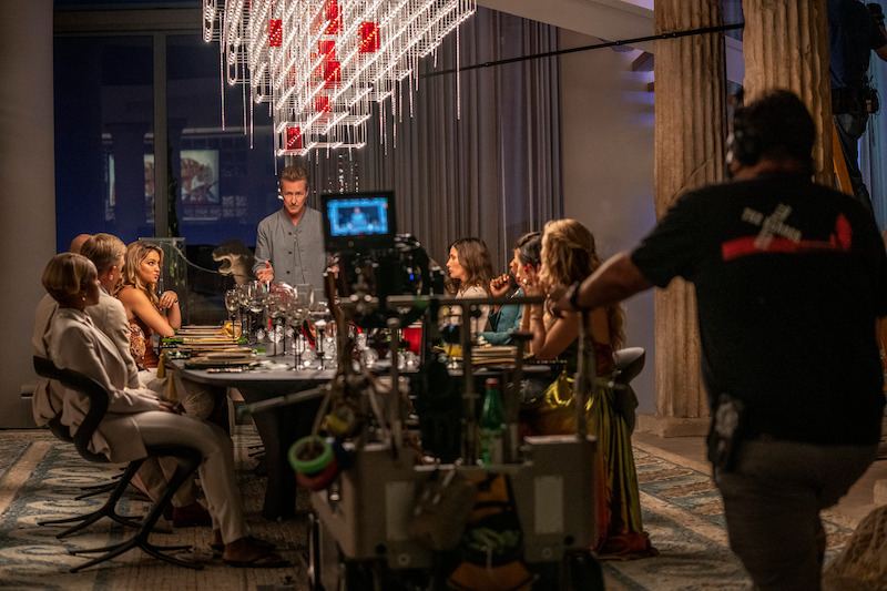 A look at dinner from behind the curtain.