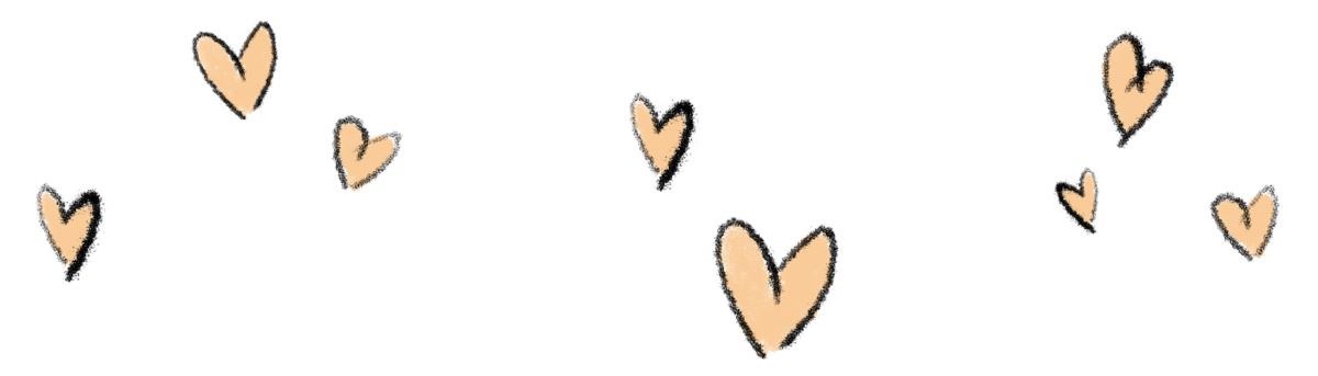Illustrated hearts