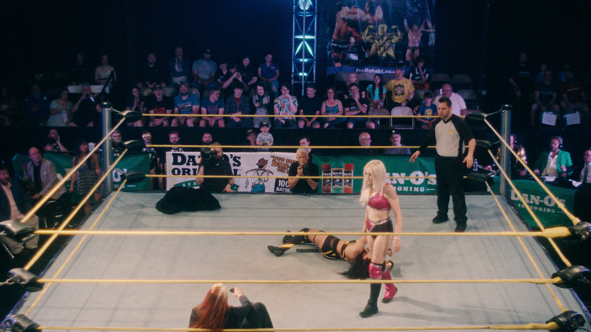  Hollyhood Haley J in the ring in Wrestlers.