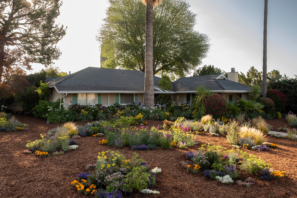 The corner lawn in BEEF Season 1.