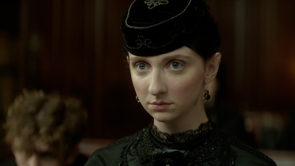 Emily Fairn as Anne Plunket in ‘House of Guinness’ Season 1.