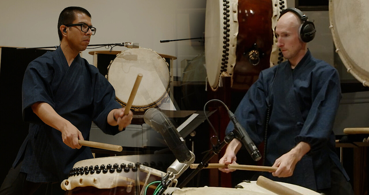 Two drummers from 'Avatar: The Last Airbender'