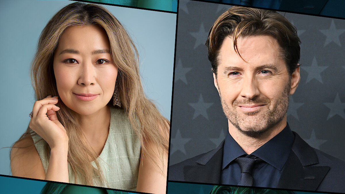 Headshots of Maggie Kang and Chris Appelhans