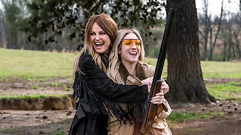 Malin Akerman and Brittany Snow in 'The Hunting Wives.'