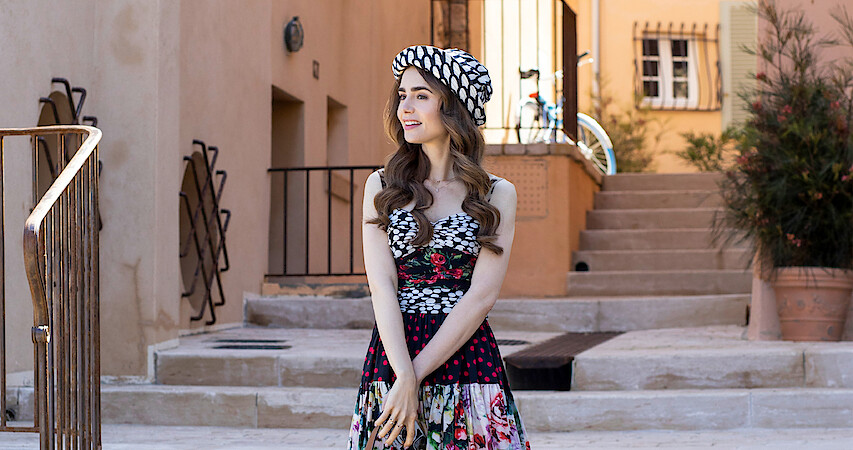 Lily Collins Loves The “Happy Fashion” In ‘Emily in Paris’ Season 2